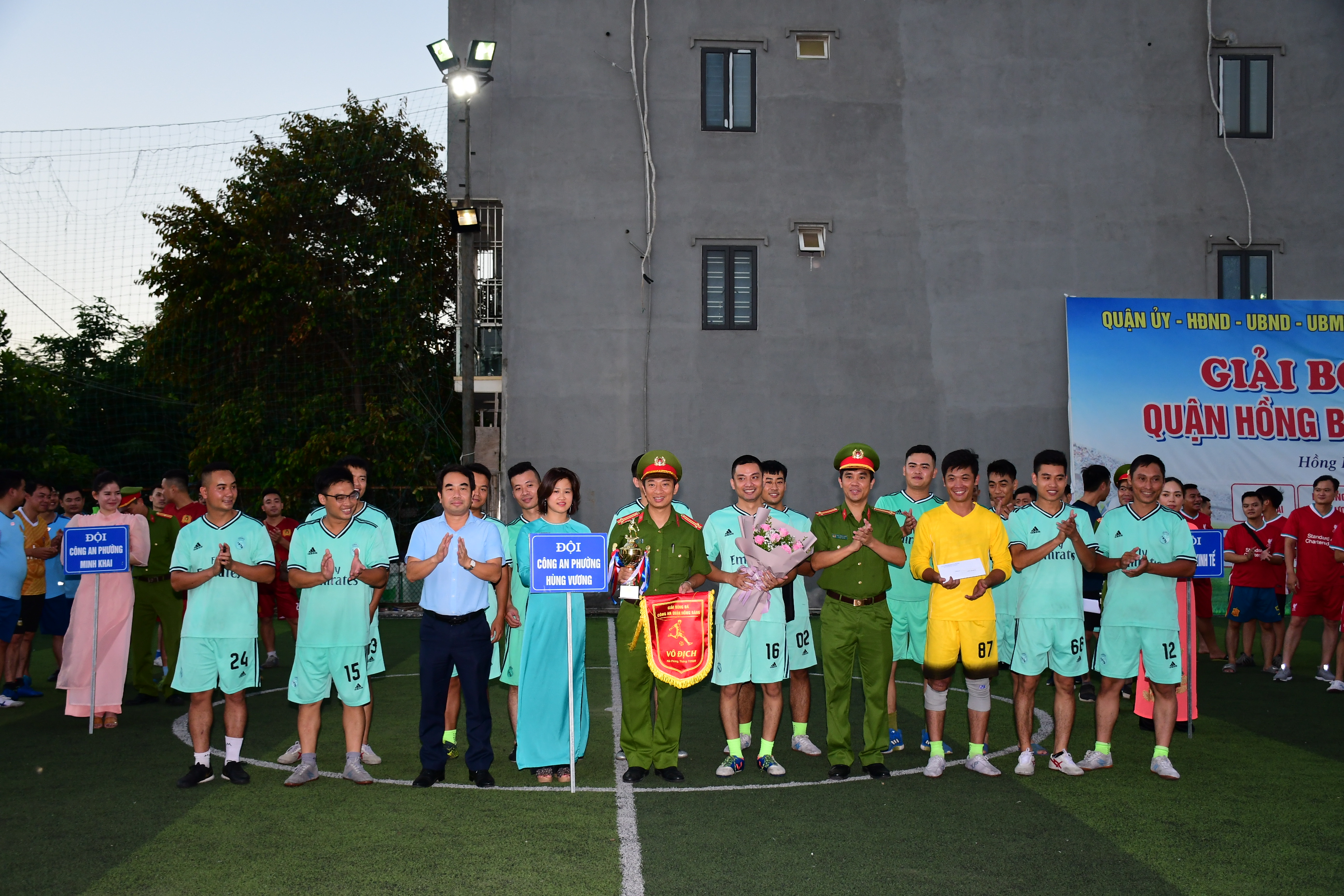 Giải bóng đá Công an quận Hồng Bàng: CAP Hùng Vương đoạt chức vô địch